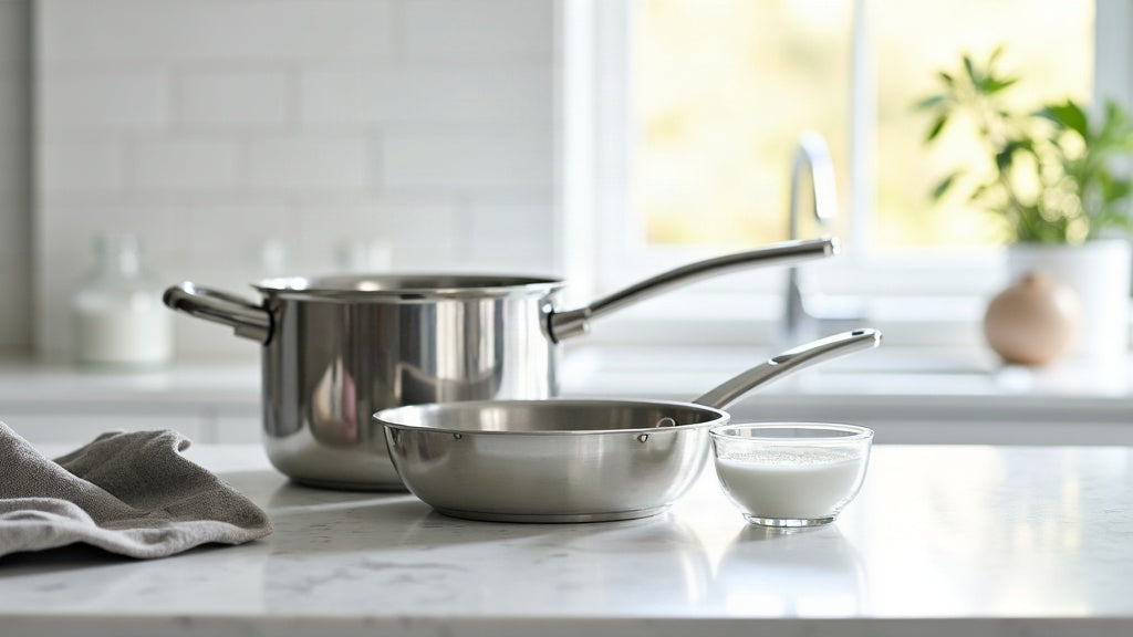 How to Clean Stainless Steel Cookware: Heat Tint, Burnt-On Oil and Water Spots