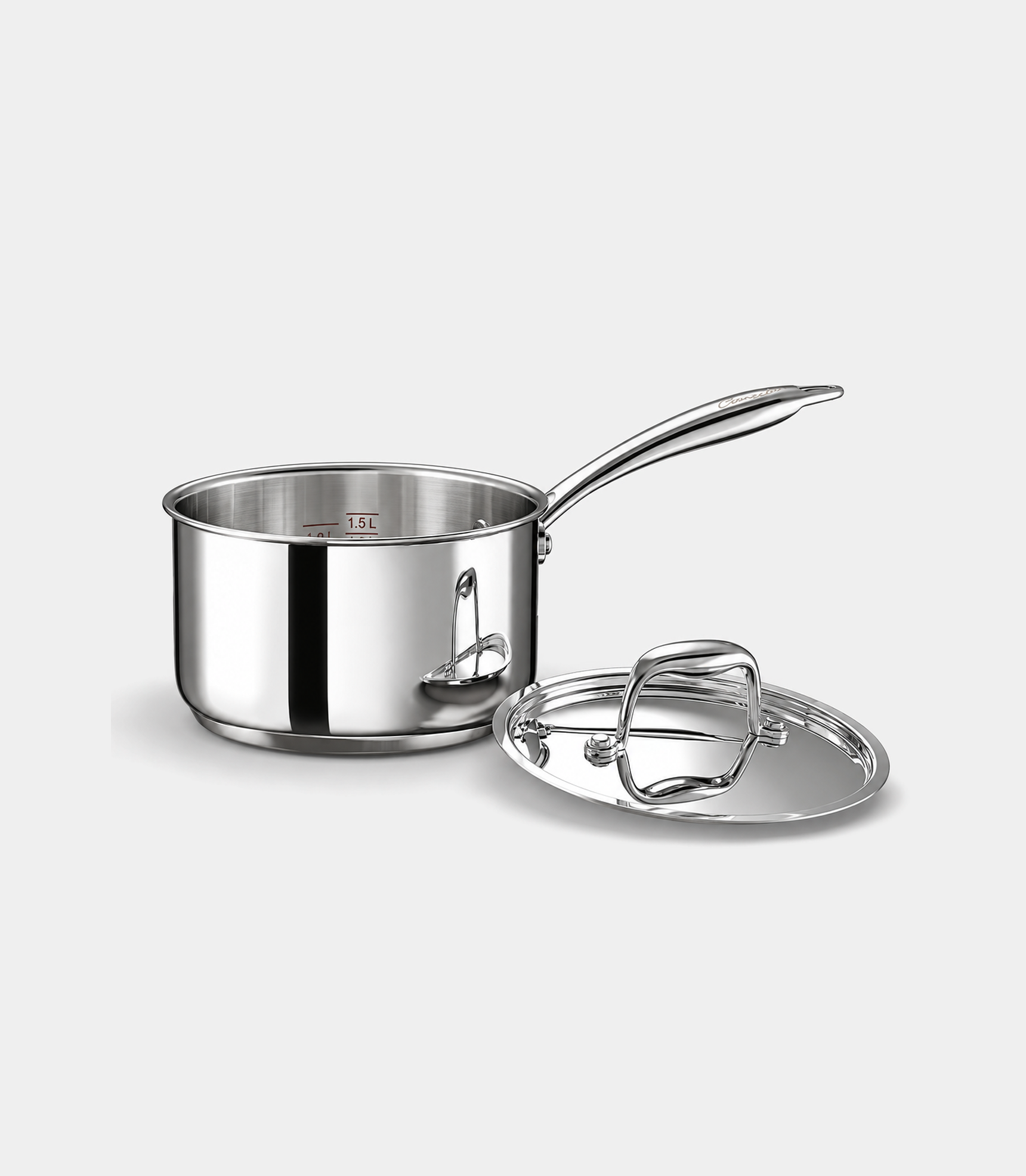 Stainless Steel Sauce Pan with Lid, 2 qt / 1.89 L — Ciwete