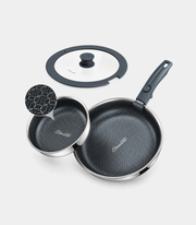 4-Piece Hybrid Nonstick Frying Pan Set, 8 & 9.5 in