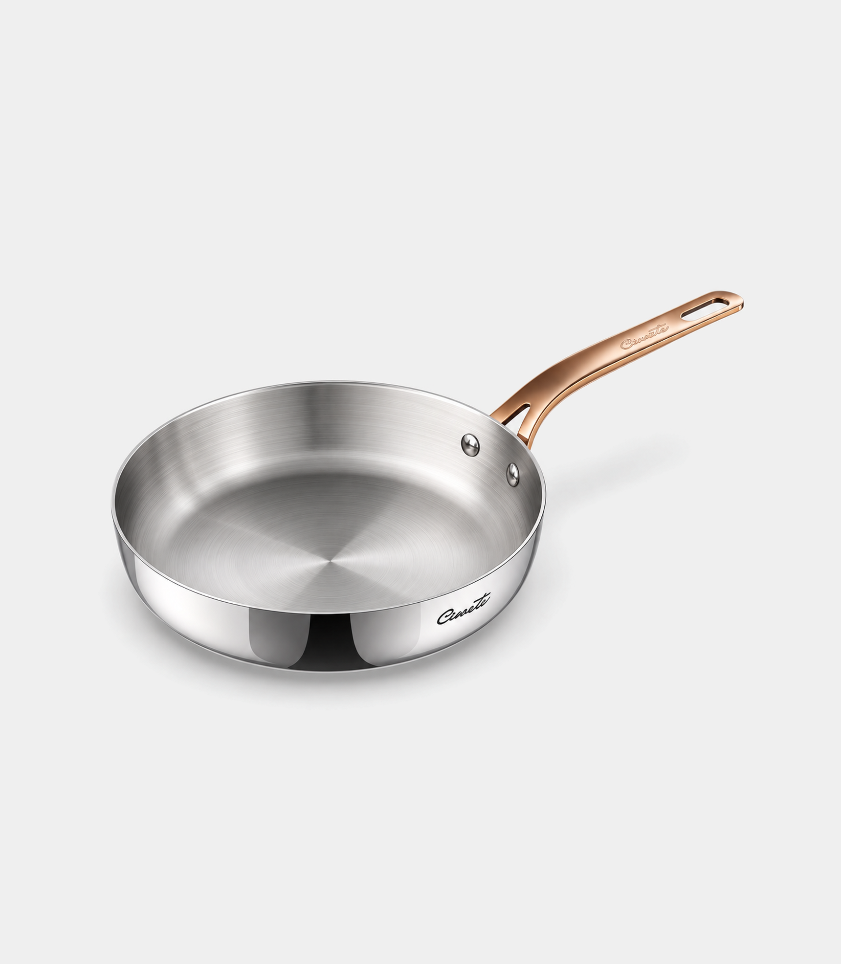 Stainless Steel Frying Pan, 9.5 in — Ciwete