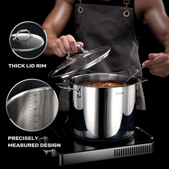 11-Piece Nonstick Stainless Steel Cookware Set — Ciwete (view 7)